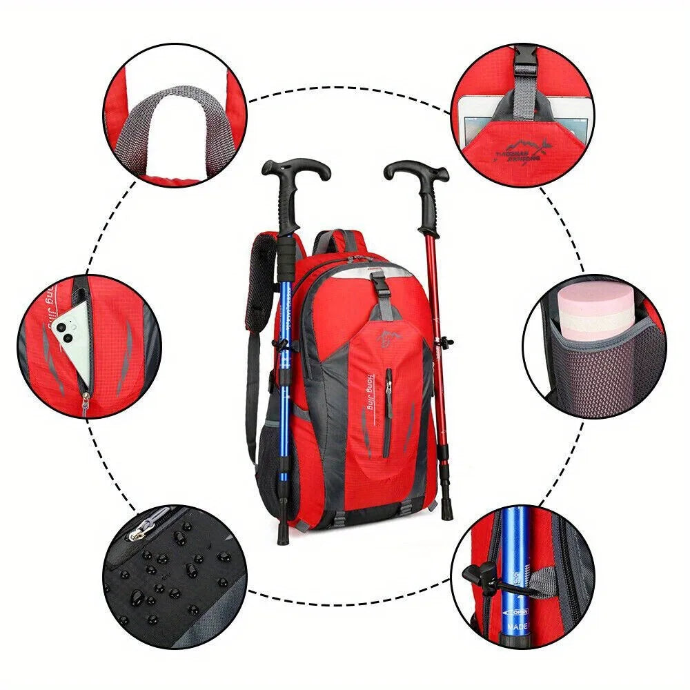 TrailPro Waterproof Hiking Backpack