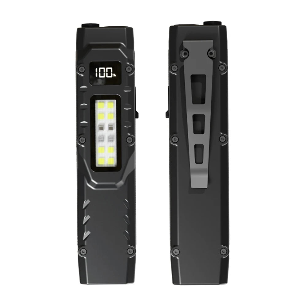 Rechargeable Tactical Flashlight + UV Light
