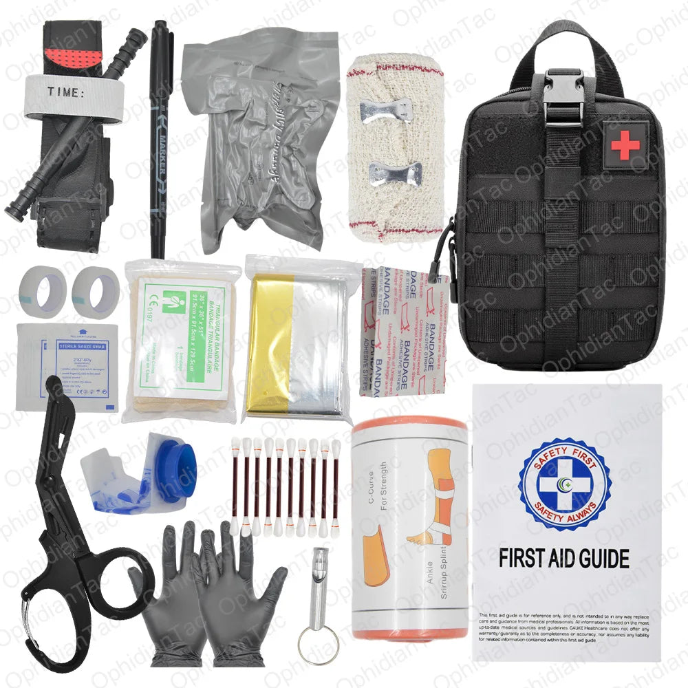 17-in-1 Tactical First Aid Kit