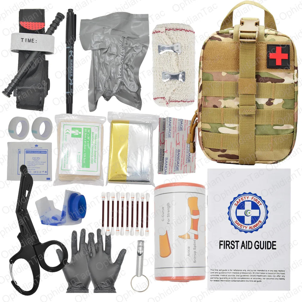 17-in-1 Tactical First Aid Kit