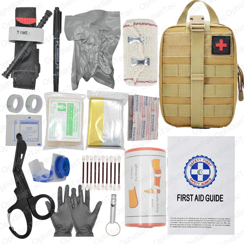 17-in-1 Tactical First Aid Kit