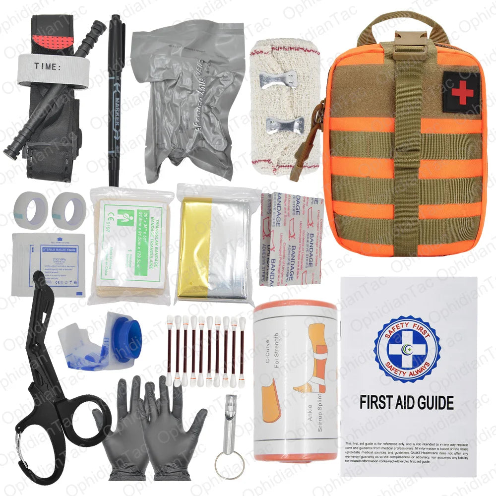 17-in-1 Tactical First Aid Kit