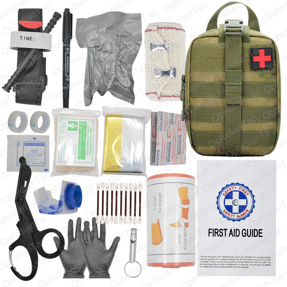 17-in-1 Tactical First Aid Kit