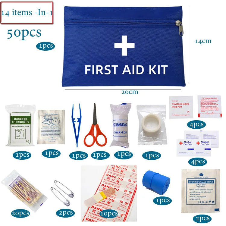 50pcs Set First Aid Kit
