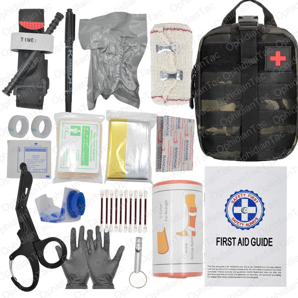 17-in-1 Tactical First Aid Kit