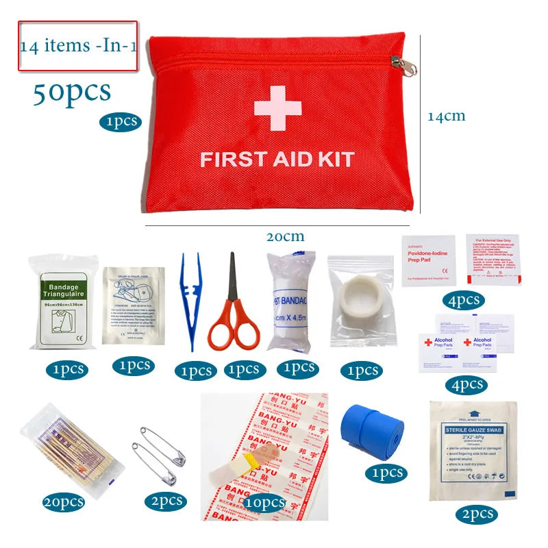 50pcs Set First Aid Kit