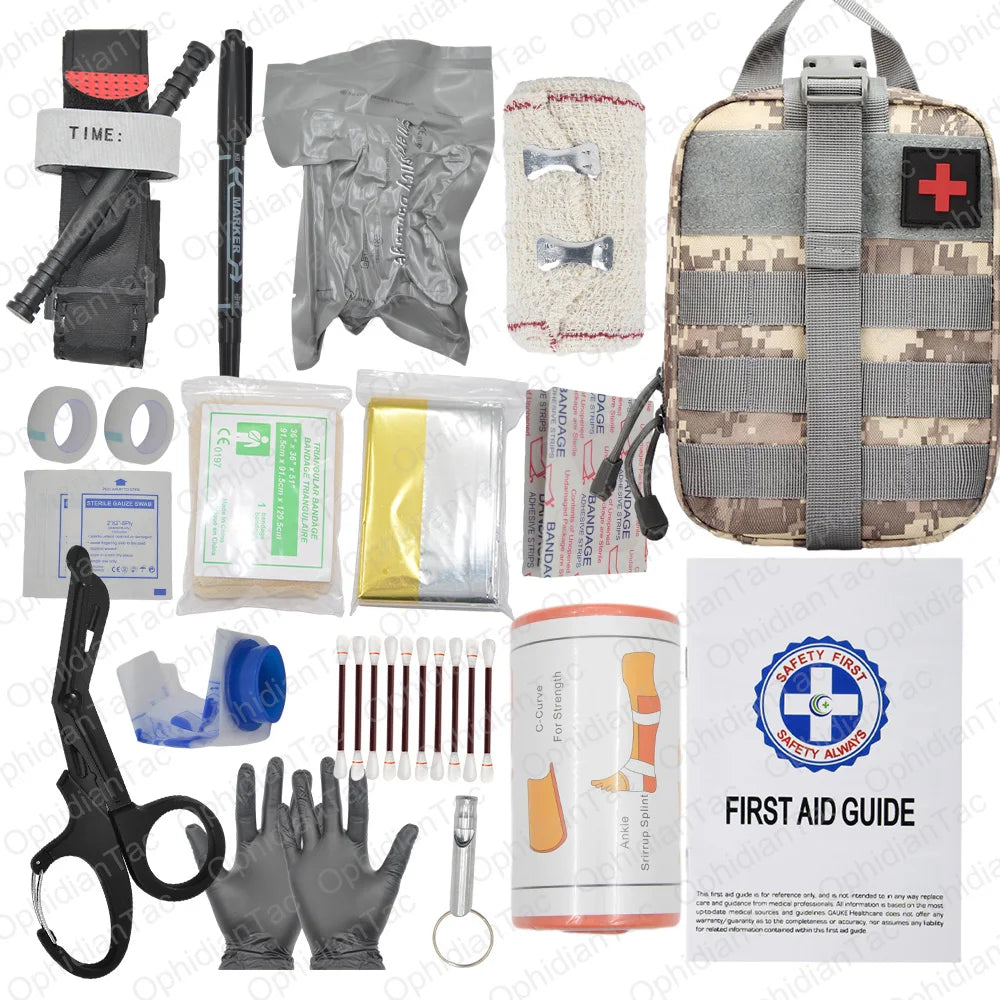 17-in-1 Tactical First Aid Kit