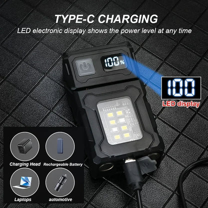 Mini Tactical Flashlight – 1500LM USB Rechargeable
