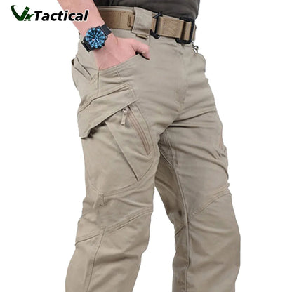 City Tactical Cargo Pants – Multi-Pocket Military Joggers