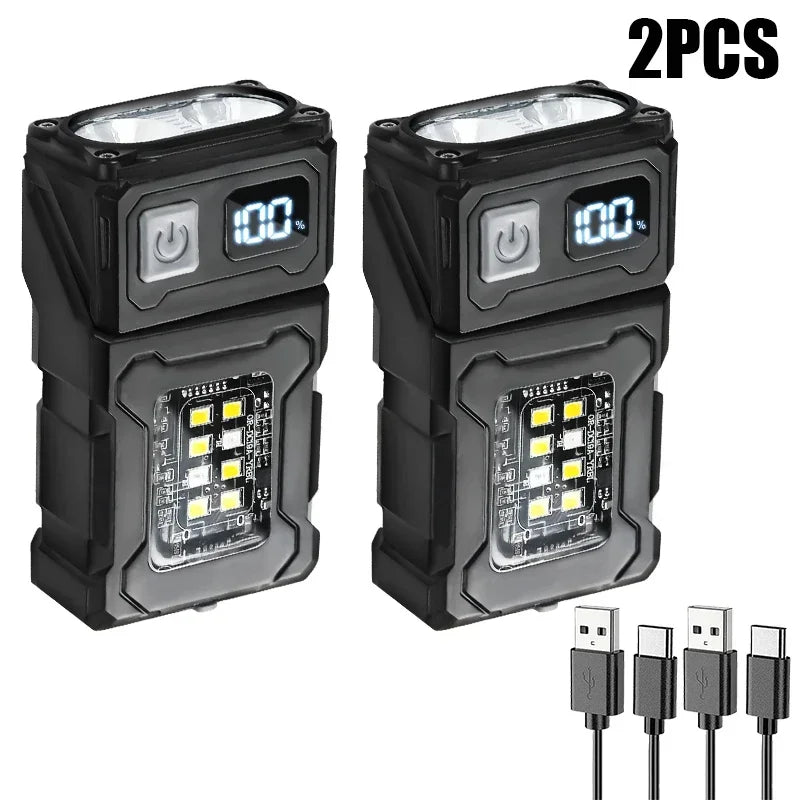 Mini Tactical Flashlight – 1500LM USB Rechargeable