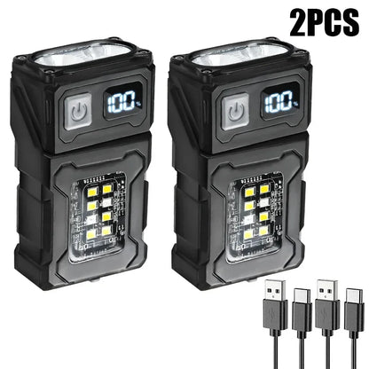 Mini Tactical Flashlight – 1500LM USB Rechargeable