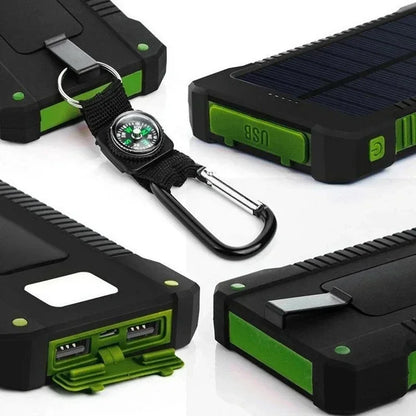 Solar Waterproof External Battery Powerbank 20000 mah