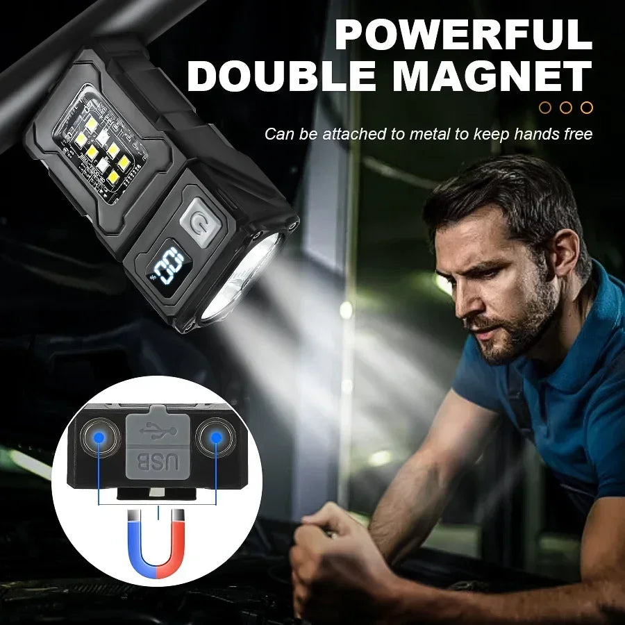 Mini Tactical Flashlight – 1500LM USB Rechargeable