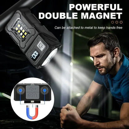Mini Tactical Flashlight – 1500LM USB Rechargeable