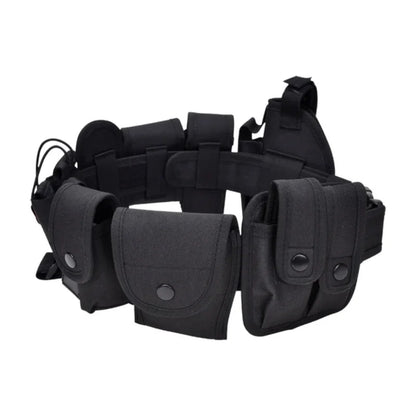 Tactical 10-in-1 Survival Belt Set – Holster & Tools for Any Mission