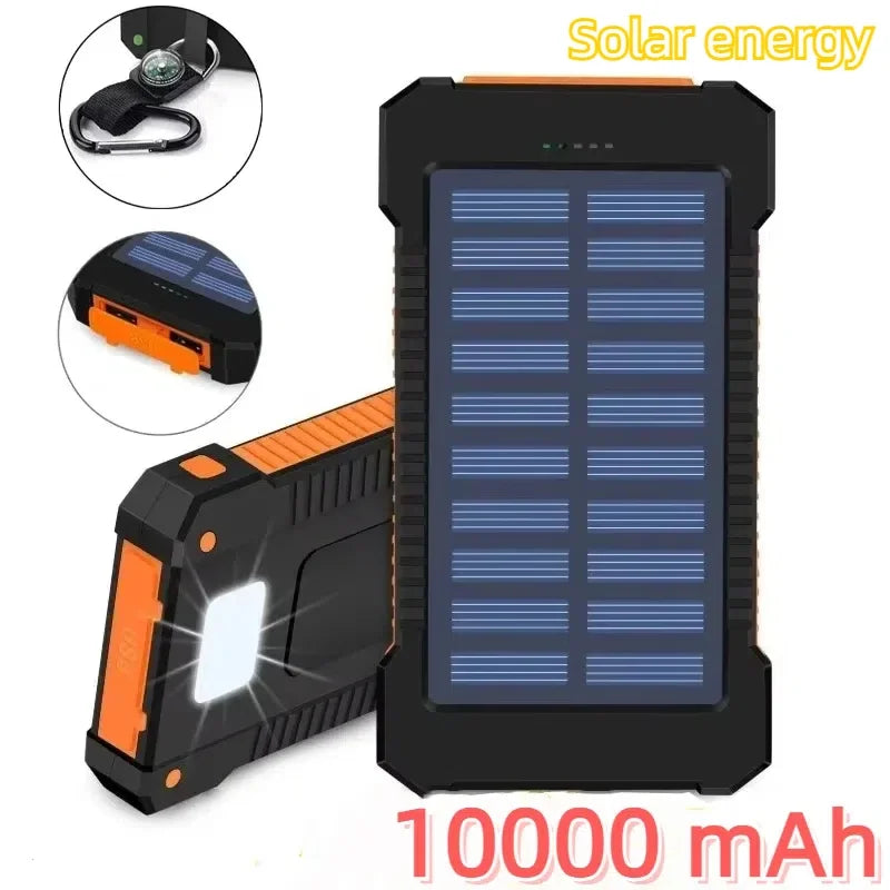 Solar Waterproof External Battery Powerbank 20000 mah