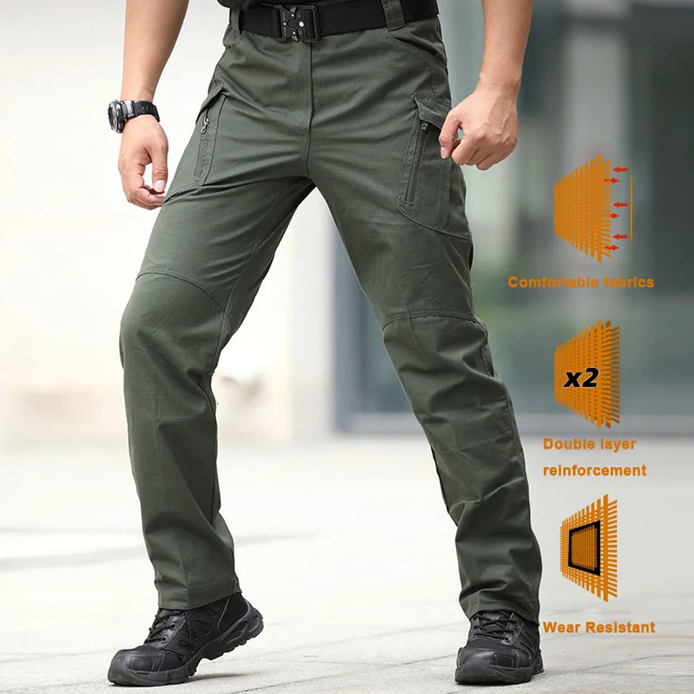 City Tactical Cargo Pants – Multi-Pocket Military Joggers
