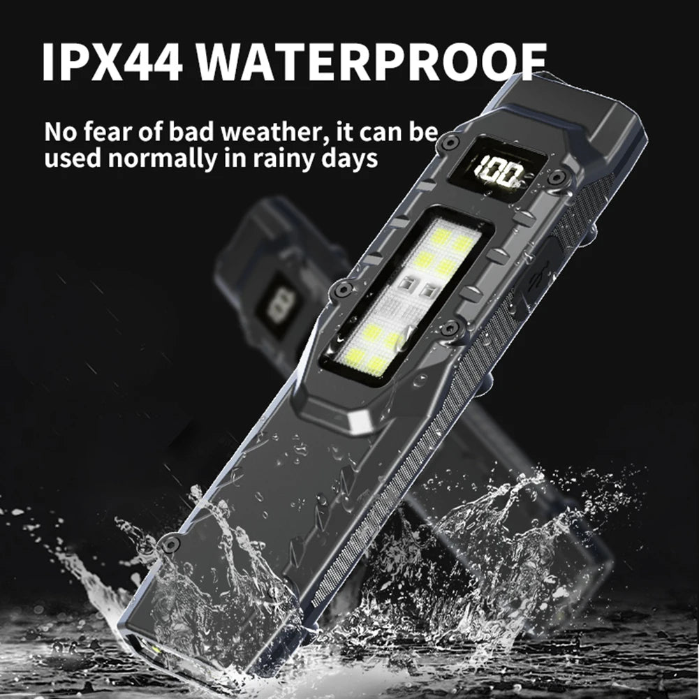 Rechargeable Tactical Flashlight + UV Light