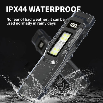 Rechargeable Tactical Flashlight + UV Light