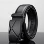 Leather Belt Metal Automatic Buckle Belt