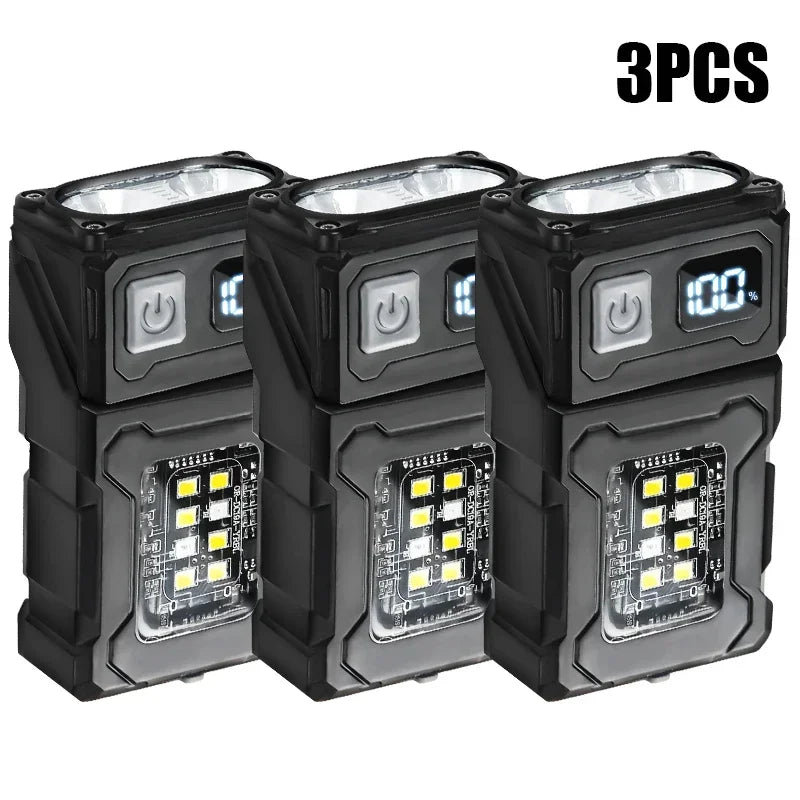 Mini Tactical Flashlight – 1500LM USB Rechargeable
