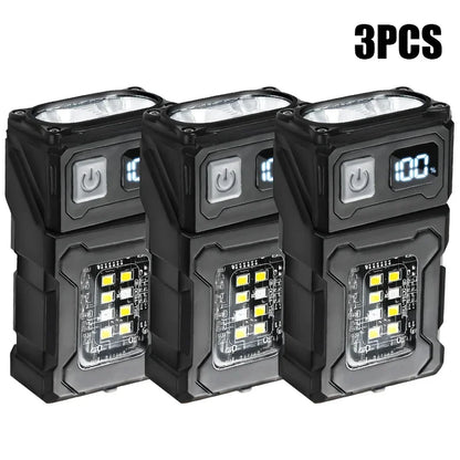 Mini Tactical Flashlight – 1500LM USB Rechargeable